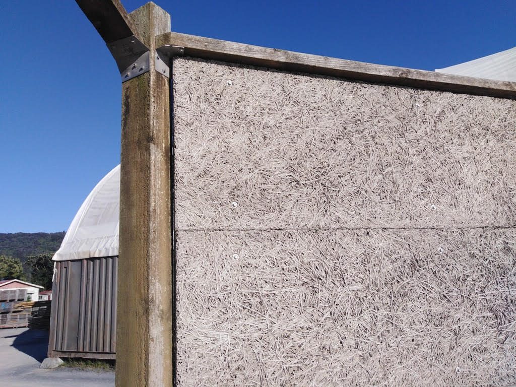 Woodtex panels exposed to weather for 10 years.